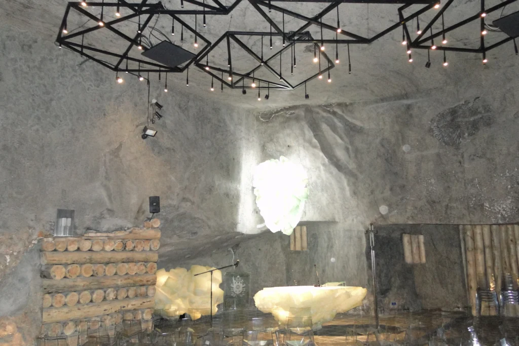 Kaplica JP II w Wielczce 130 m pod ziemia